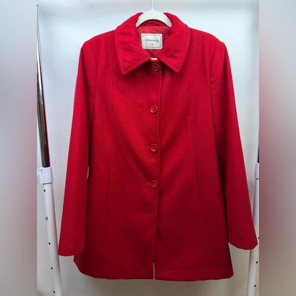 Patricia Foster Jackets & Blazers - Patricia‎ Foster Red Wool Coat | Women’s Large | Made in Brazil